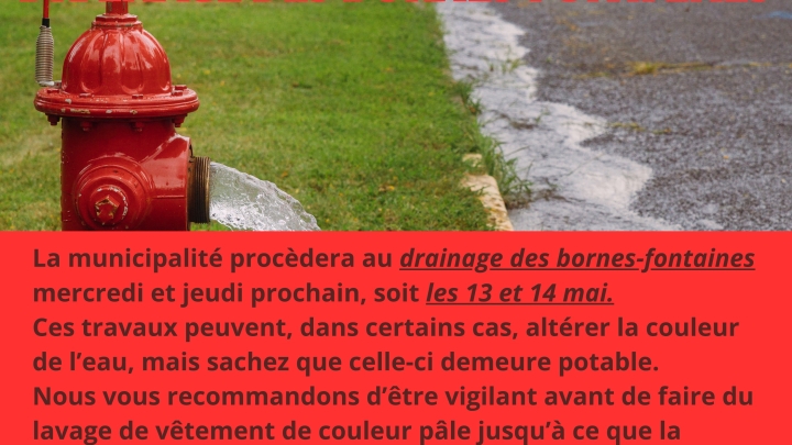Drainage bornes-fontaines