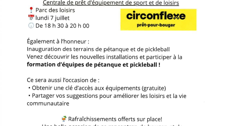Inauguration centrale circonflexe prêt-pour-bouger