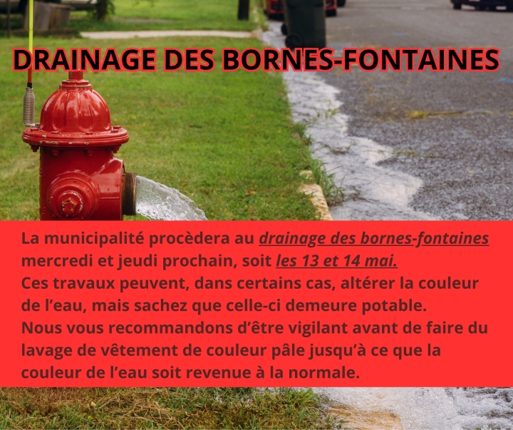 Drainage bornes-fontaines