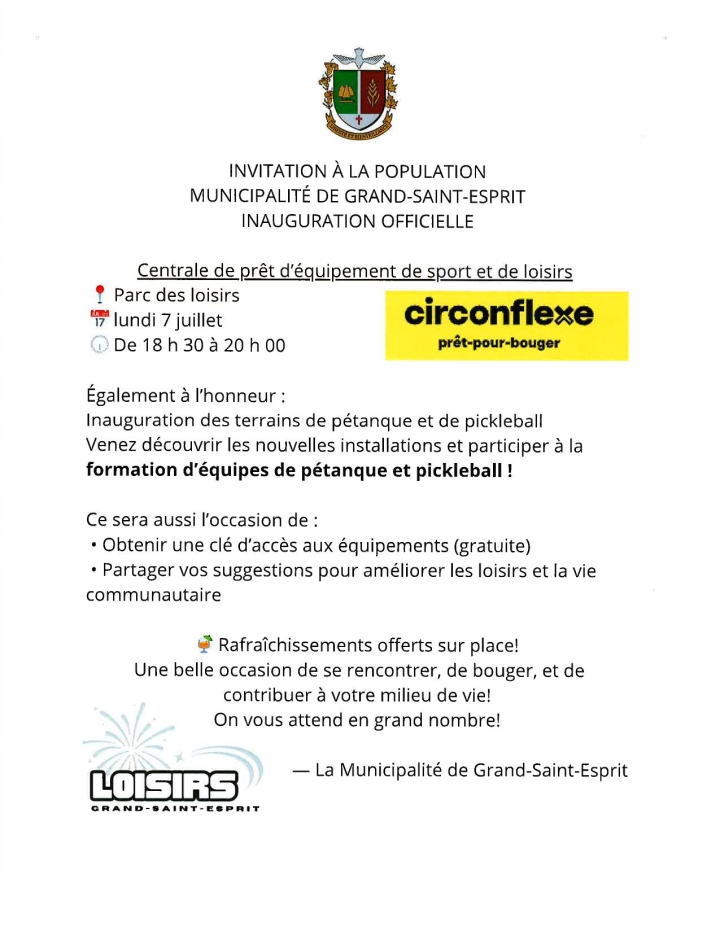 Inauguration centrale circonflexe prêt-pour-bouger