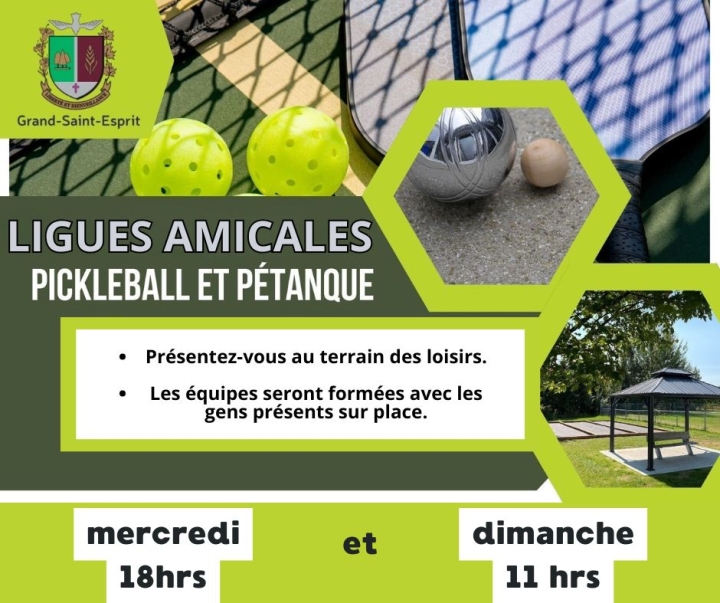 ligue pétanque et pickleball